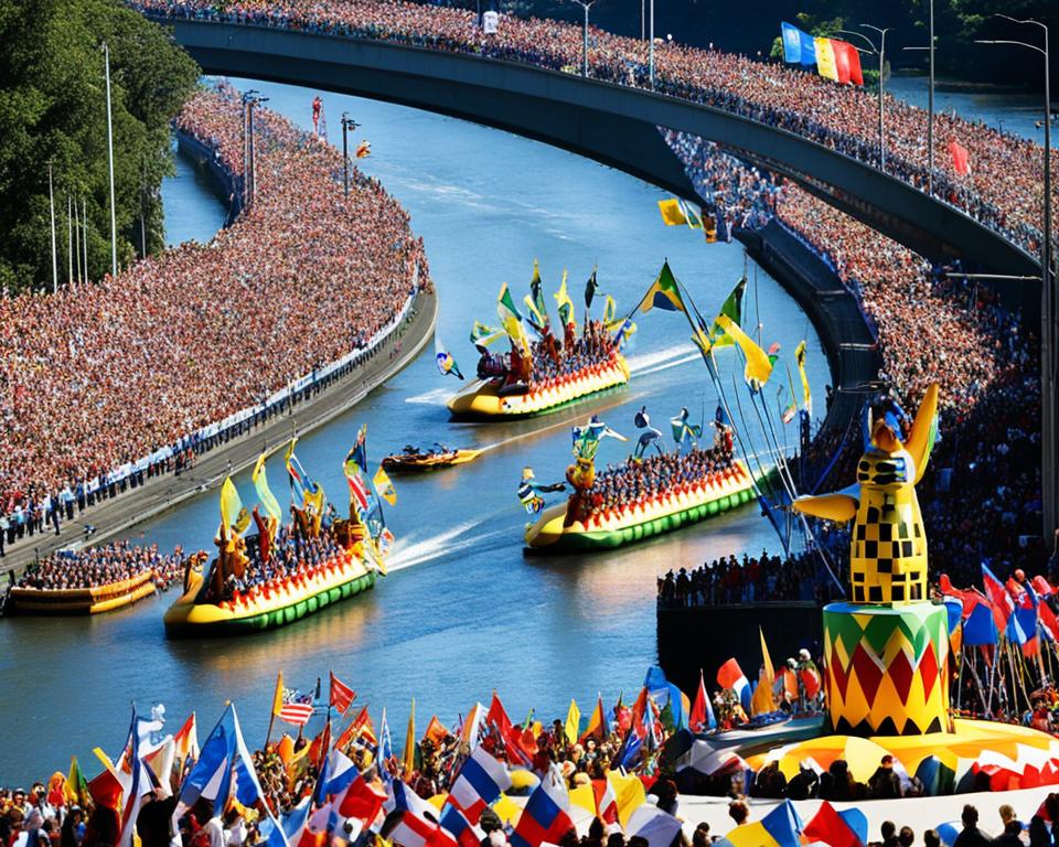 desfile fluvial olimpíadas paris 2024