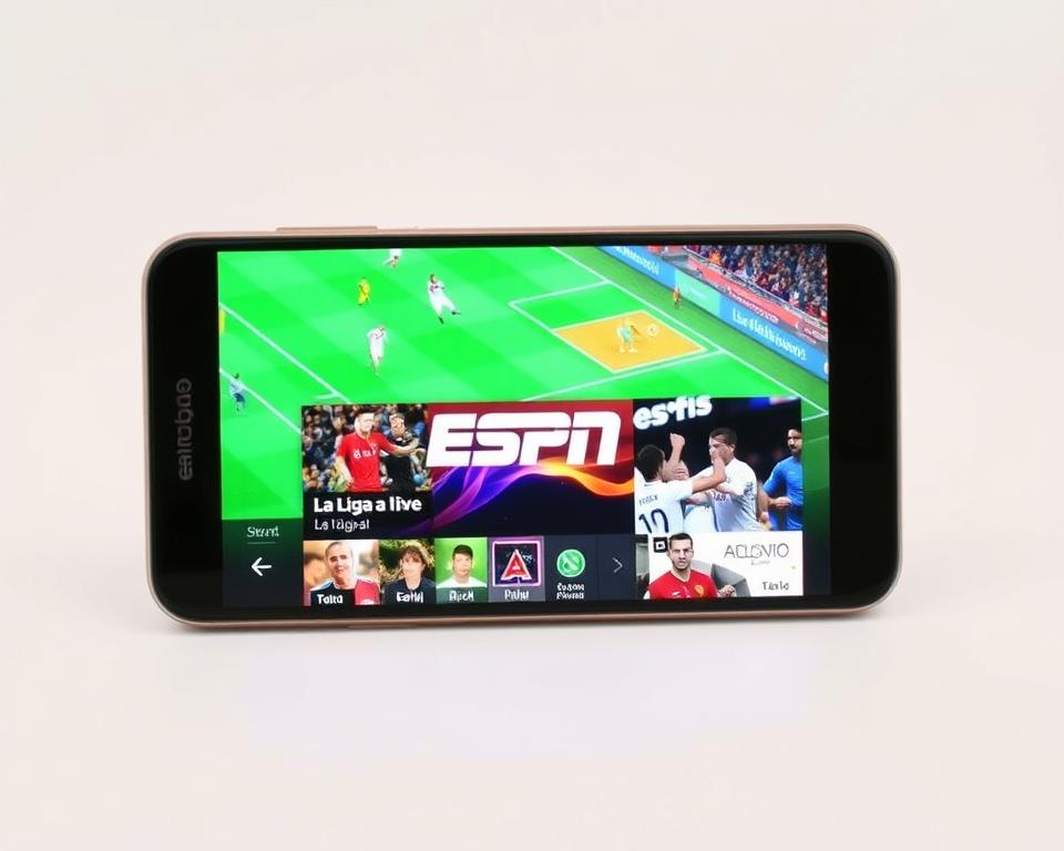 Aplicativo ESPN para ver La Liga no celular