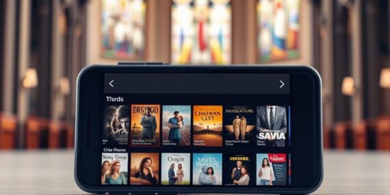 Aplicativo grátis para assistir filmes cristãos sem internet