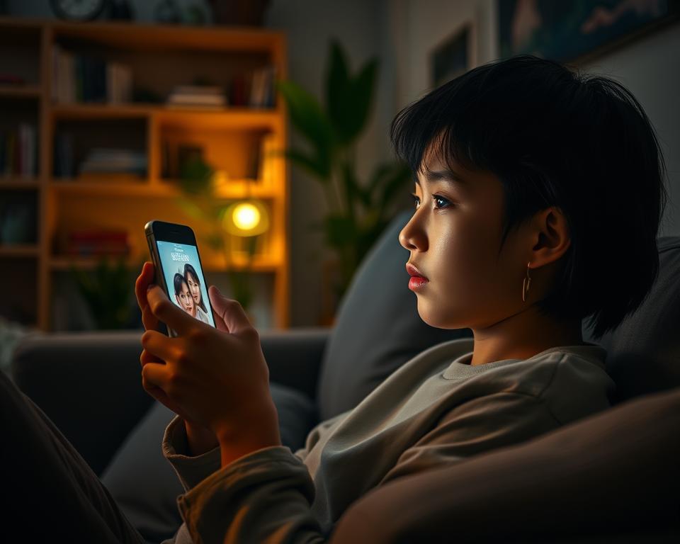 Streaming de doramas no smartphone Streaming de doramas no smartphone