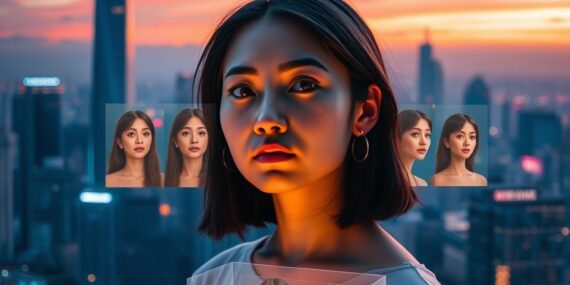 Crie sua melhor versão com Fotos geredas por AI