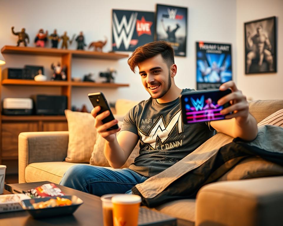 Assistir WWE pelo celular