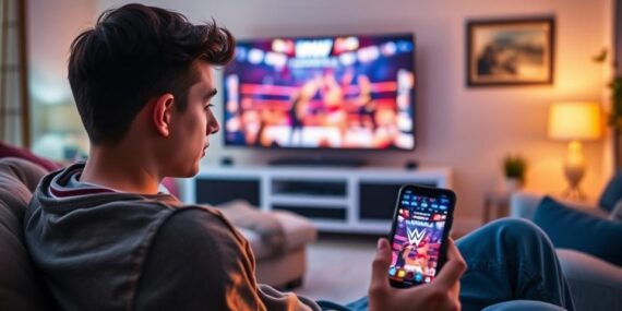 Não perca nenhuma luta de WWE – assista tudo pelo celular