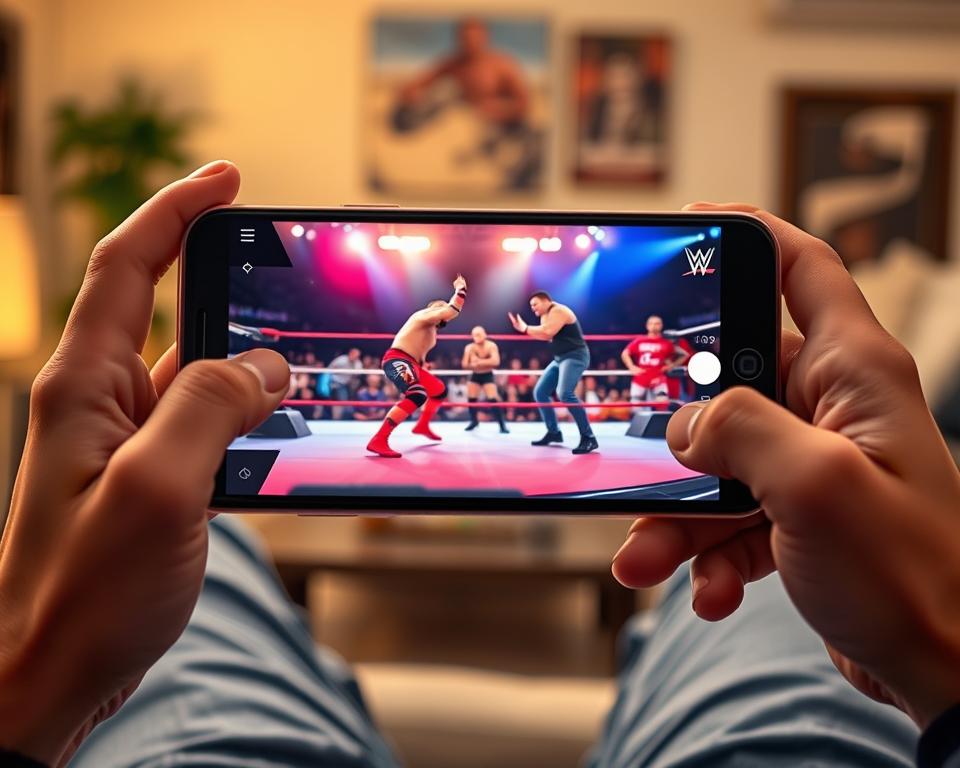 WWE ao vivo no smartphone