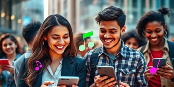 Descubra novas músicas todos os dias.