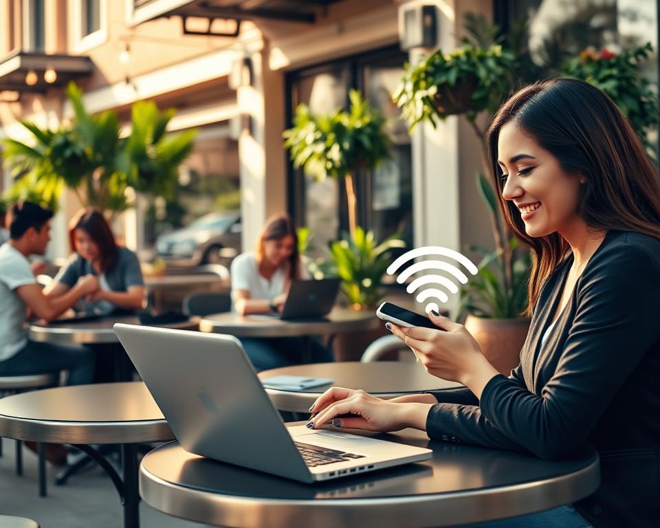 Como encontrar Wifi seguro e gratuito