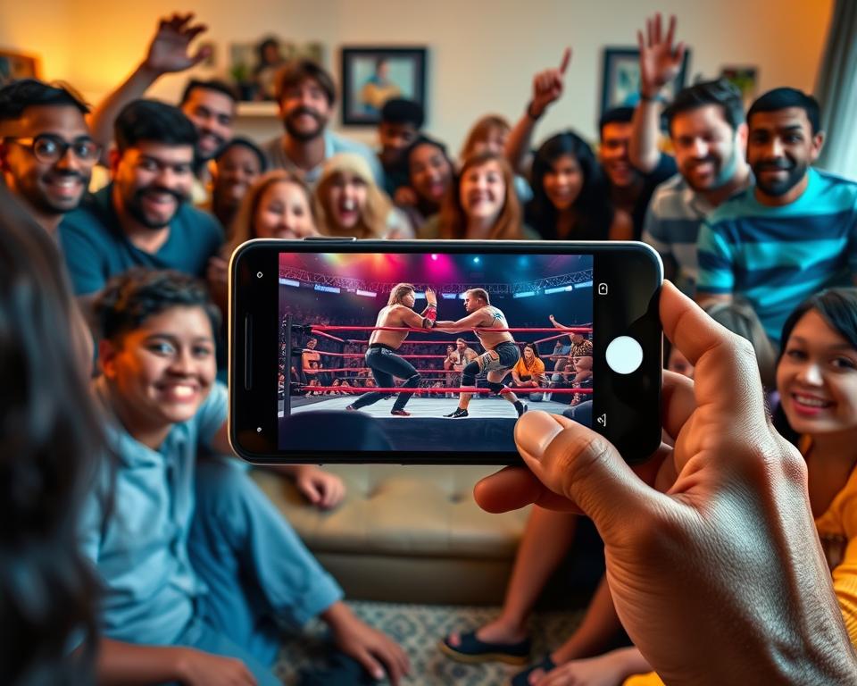 WWE pelo celular de graça veja os melhores confrontos todos os dias!