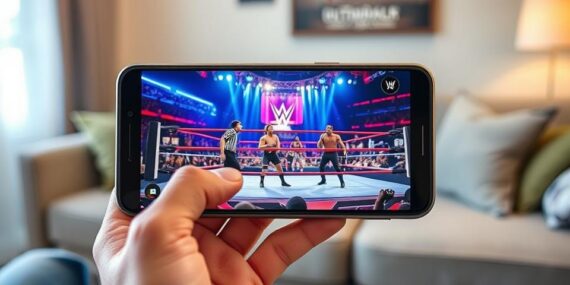 Assista WWE ao vivo e de graça no celular