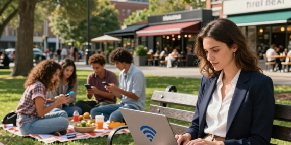 Encontre redes wi-fi próximas de você de graça!