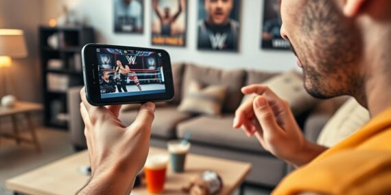 Você pode assistir WWE pelo celular de onde estiver – Aprenda como!