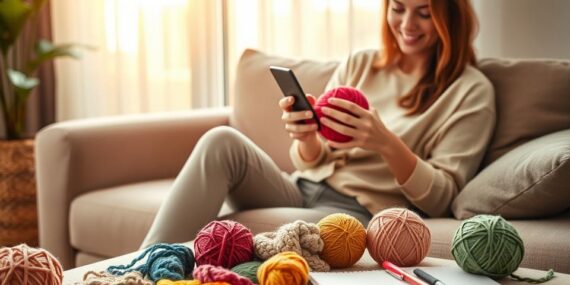 Aprenda Crochê pelo Seu Celular sem Pagar Nada