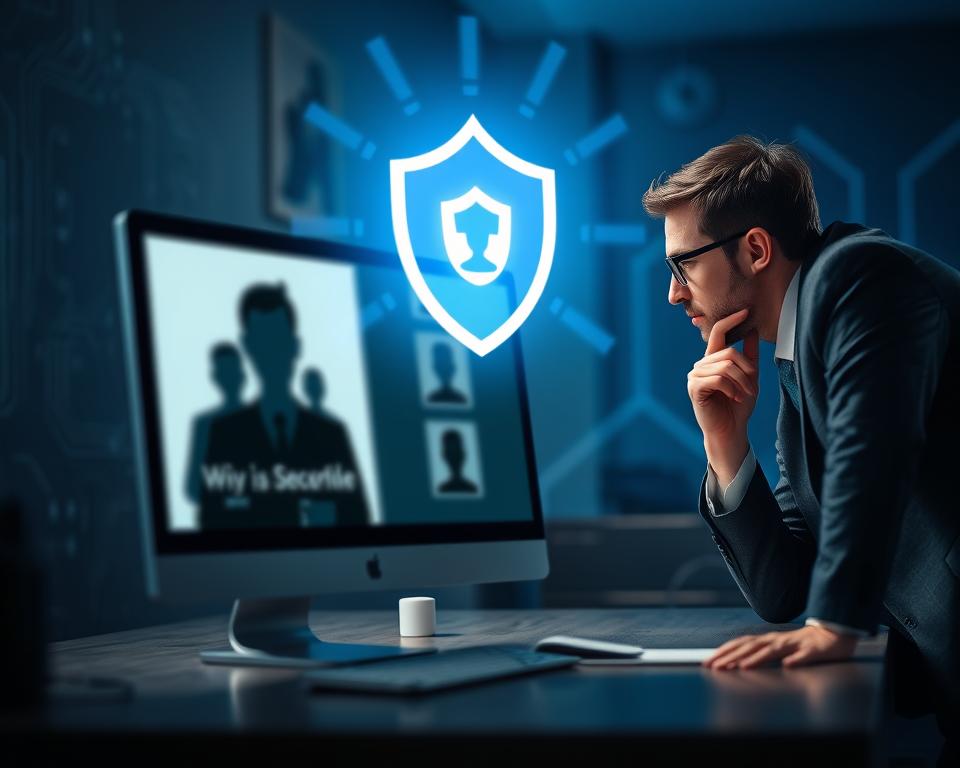 privacidade online e segurança digital no perfil