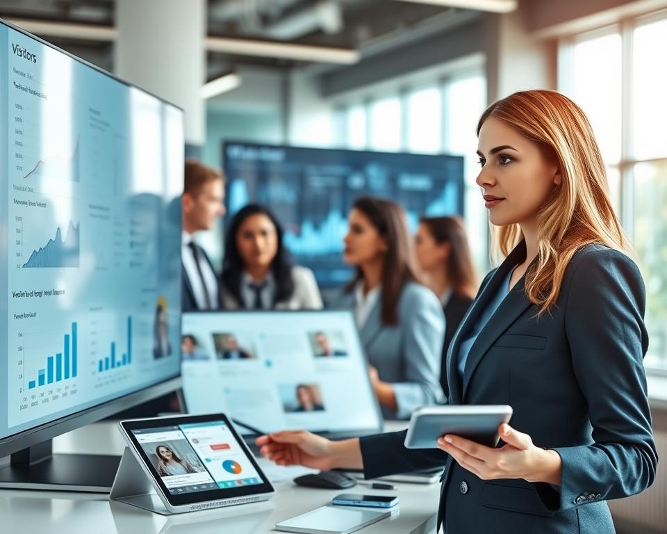 rastrear visitantes e monitorar perfil nas redes sociais