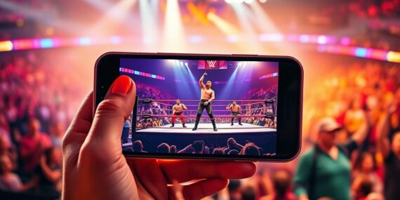 Assista WWE ao vivo e de graça do seu celular!
