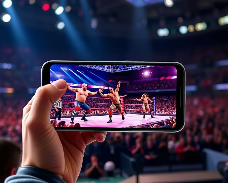 aplicativos wrestling smartphone para assistir WWE grátis