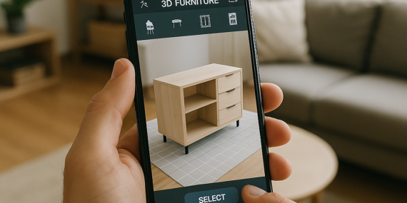 Planeje Móveis em 3D Direto No Seu Celular