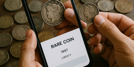 Identifique Moedas Raras com este aplicativo