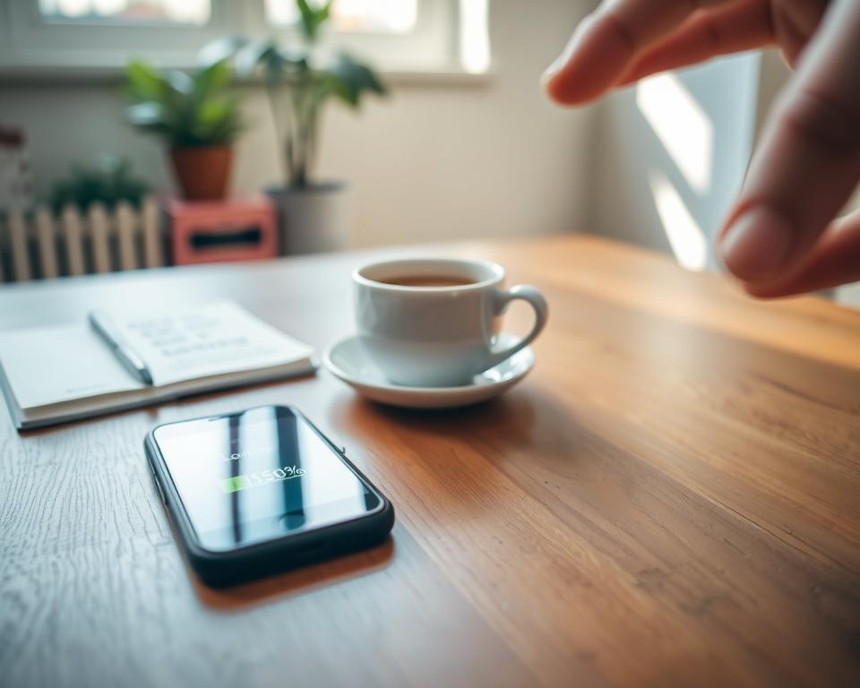 duração da bateria do celular