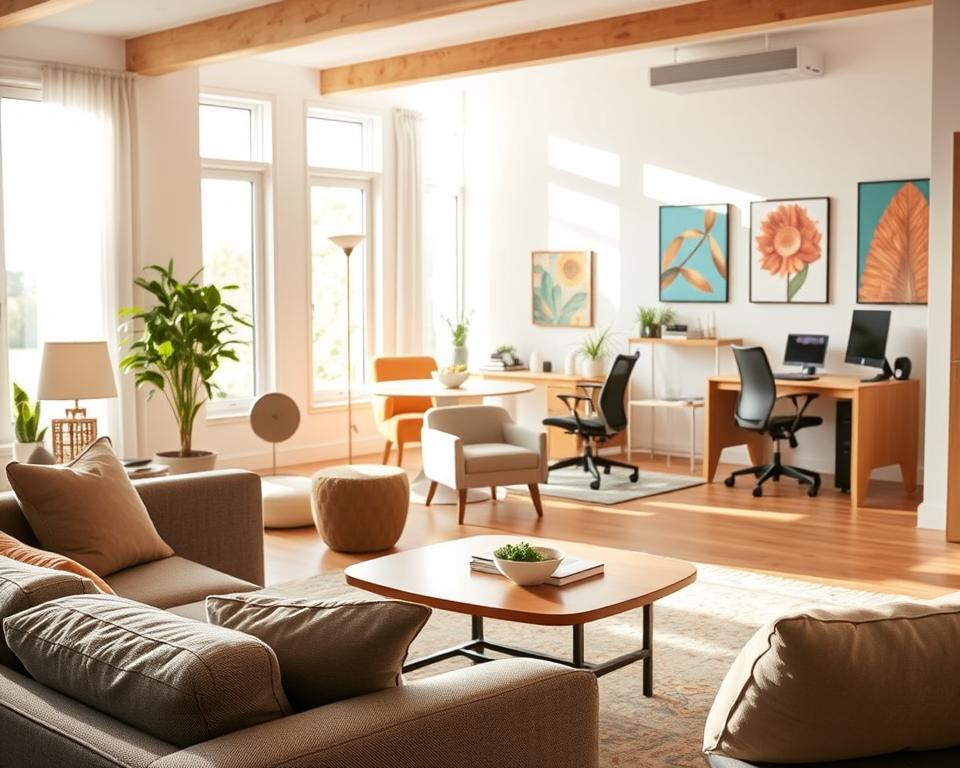 projeto de interiores com design acessível