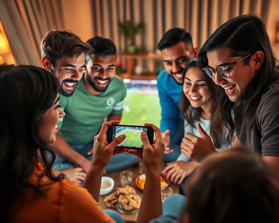 transmissão ao vivo futebol em aplicativos móveis