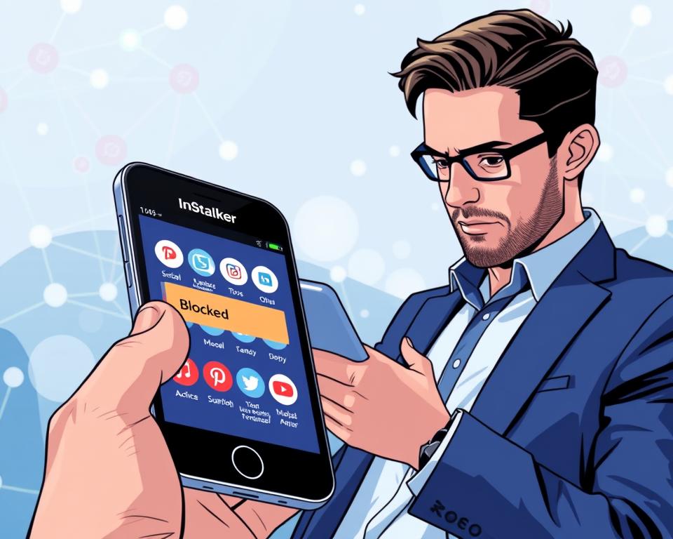 InStalker rastreador para descobrir bloqueios nas redes sociais
