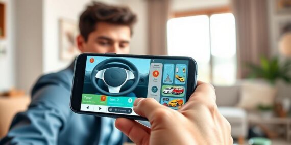 Aprenda a dirigir sem sair do celular!