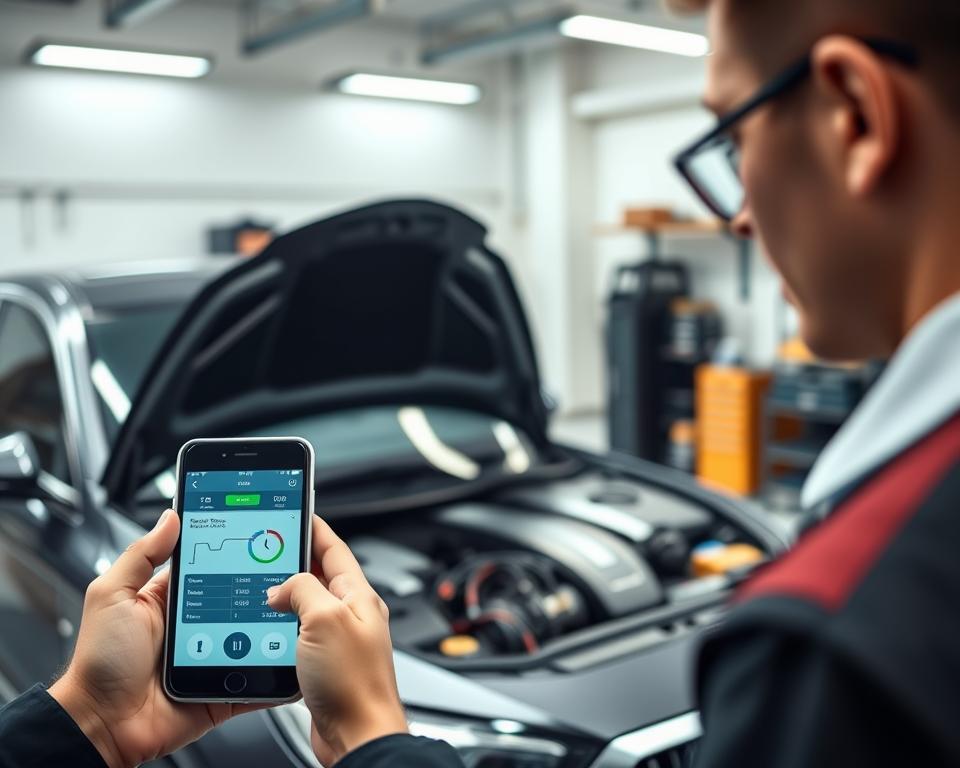 diagnóstico pelo celular e tecnologia automotiva