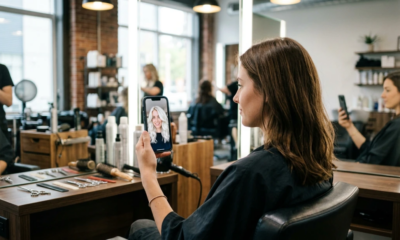 App para Simular Corte e Cor de Cabelo