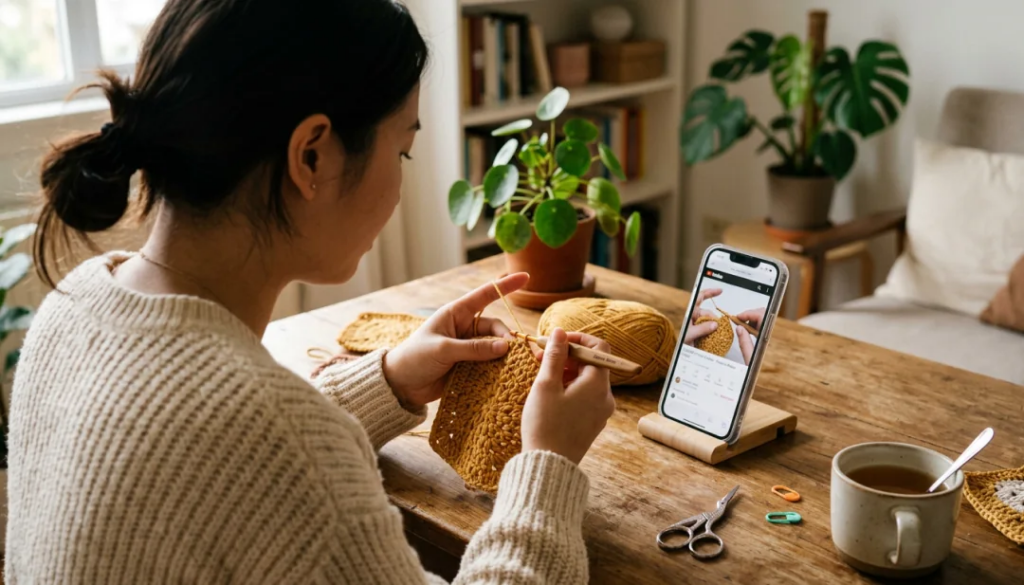 Aprenda Crochê do Zero: Conheça o App que Ensina Passo a Passo