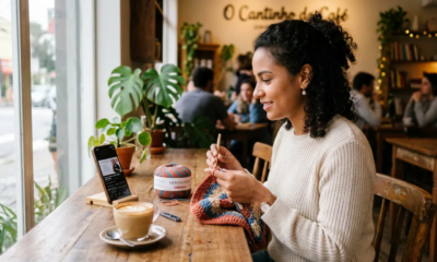 Aprenda Crochê Grátis: App Completo em Casa