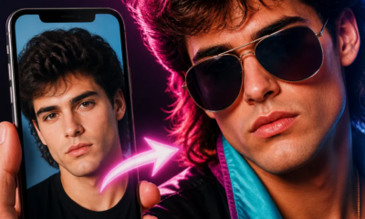 Descubra Sua Versão dos Anos 80 com IA